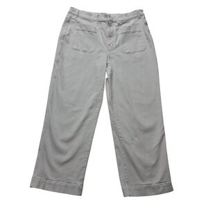 Madewell The Perfect‎ Vintage Wide Leg Jeans Women's 32 Petite White High Rise